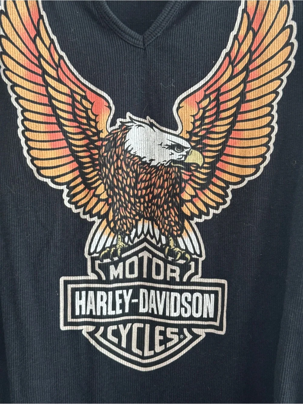 Harley-Davidson Women's Black Sleeveless Eagle Graphic Tank